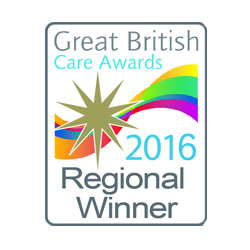 Great British Care Awards 2016 Regional Winner